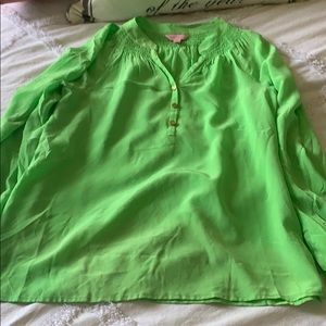 Lilly Pulitzer Elsa silk top